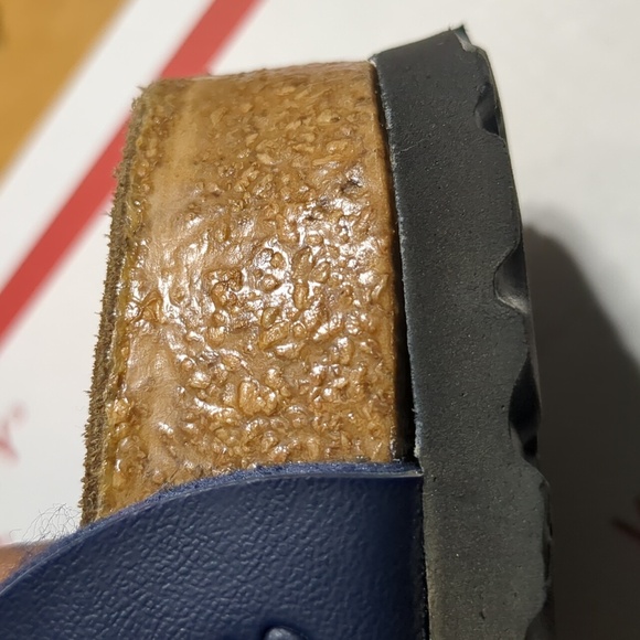 Birkenstock Birki's Navy Blue Sandal women size 6 - Picture 10 of 11